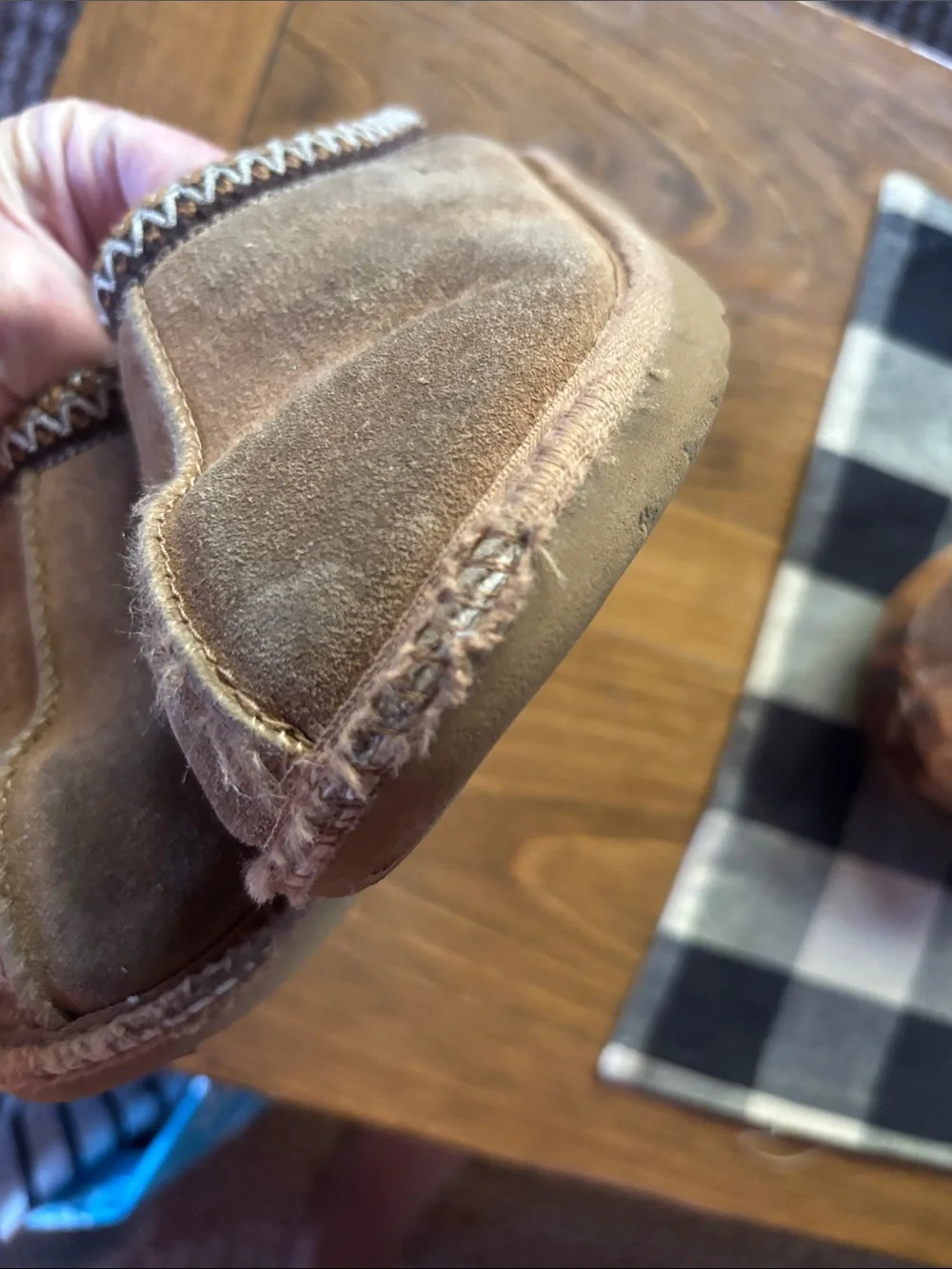 UGG Tasman II slipper Chestnut Brown Suede Slip-On